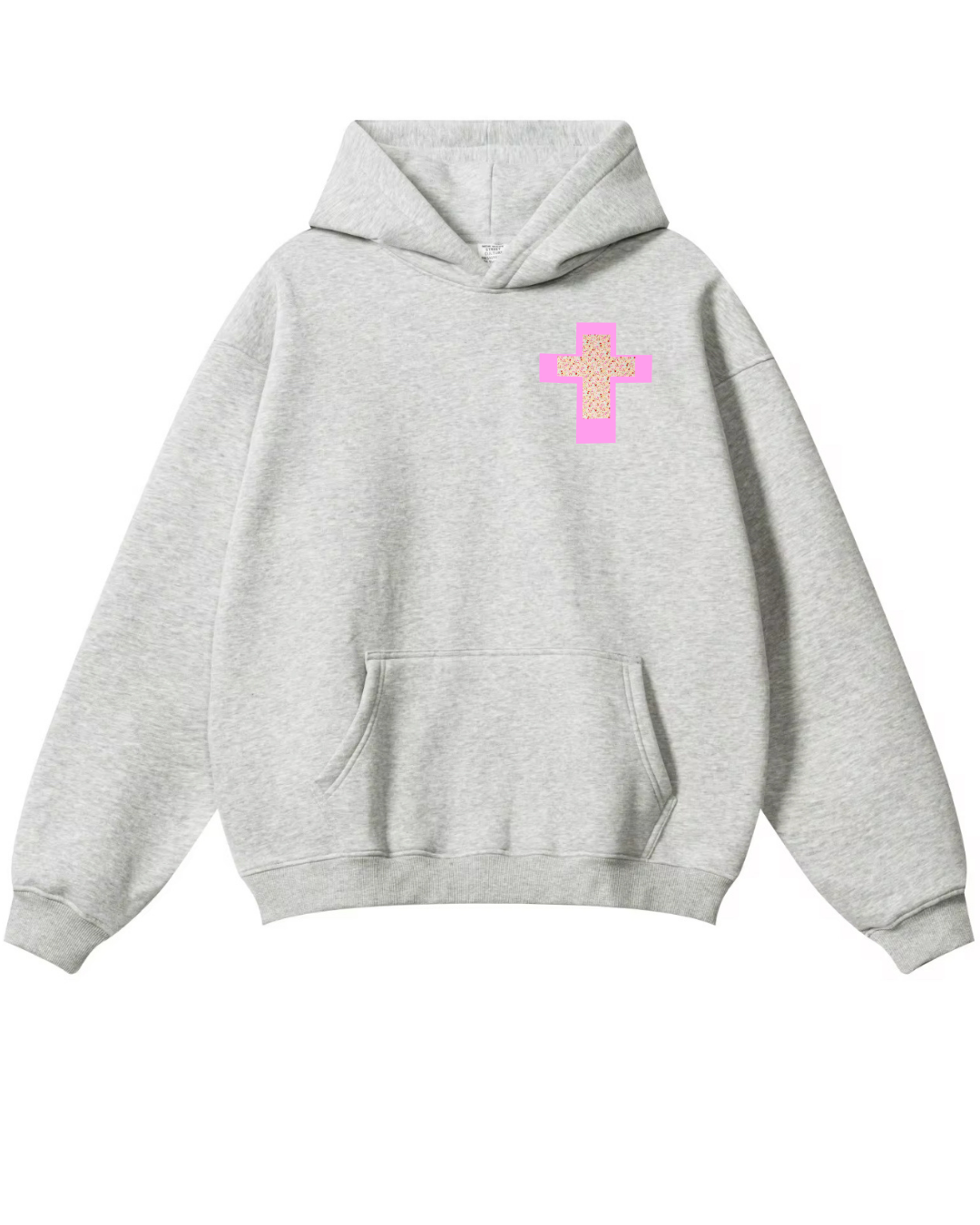 'Jesus Saves' Patch work hoodie